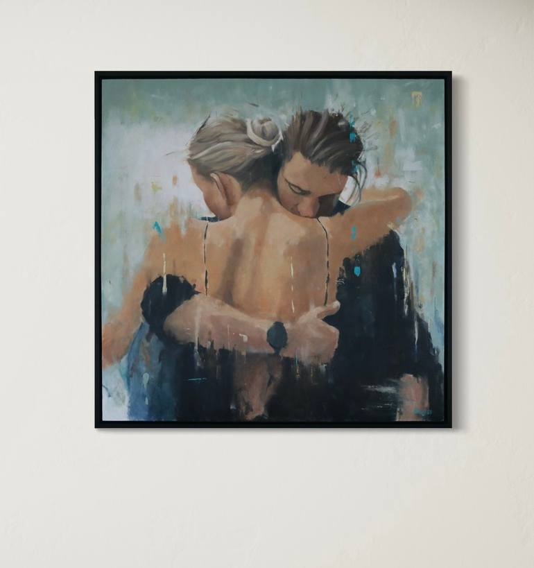Original Contemporary Love Painting by Shaun Burgess