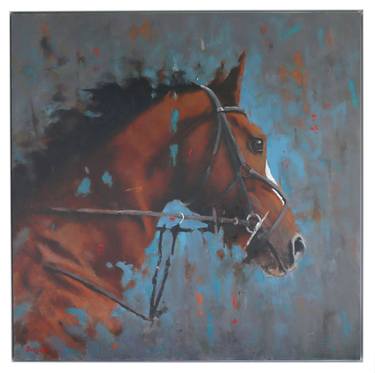 Original Expressionism Horse Paintings by Shaun Burgess