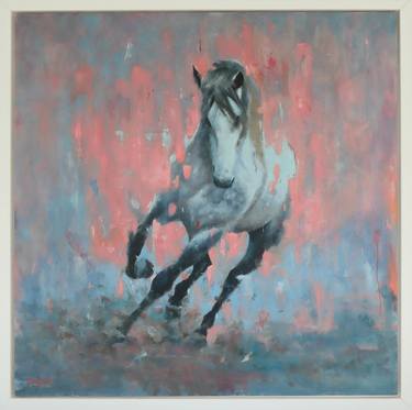 Original Expressionism Horse Paintings by Shaun Burgess