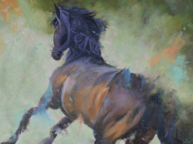 Original Horse Painting by Shaun Burgess