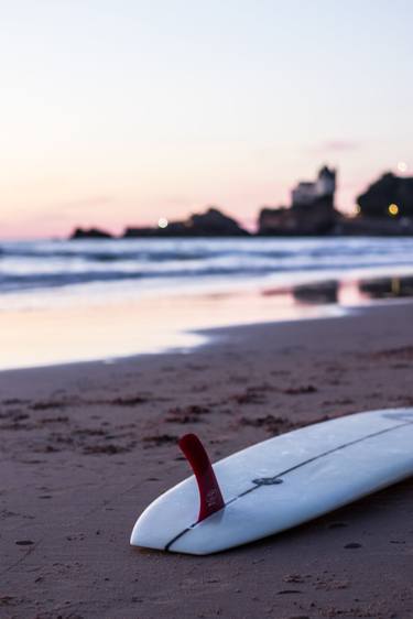 Sunset surf in Biarritz thumb