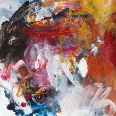 Original Fine Art Abstract Paintings by Hananta Nur