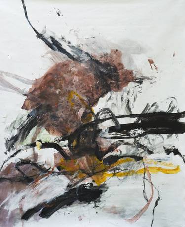 Original Abstract Expressionism Abstract Paintings by Hananta Nur