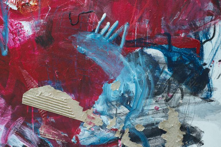 Original Abstract Expressionism Abstract Painting by Hananta Nur