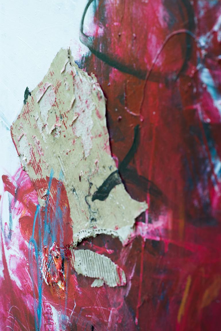 Original Abstract Expressionism Abstract Painting by Hananta Nur