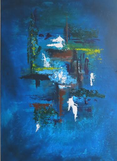 Original Abstract Travel Paintings by Helen Hollemans