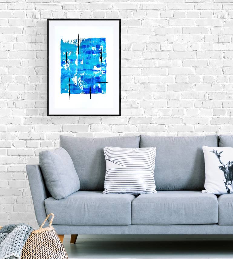 Original Modern Abstract Painting by Helen Hollemans