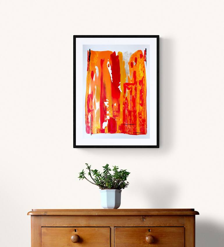 Original Modern Abstract Painting by Helen Hollemans