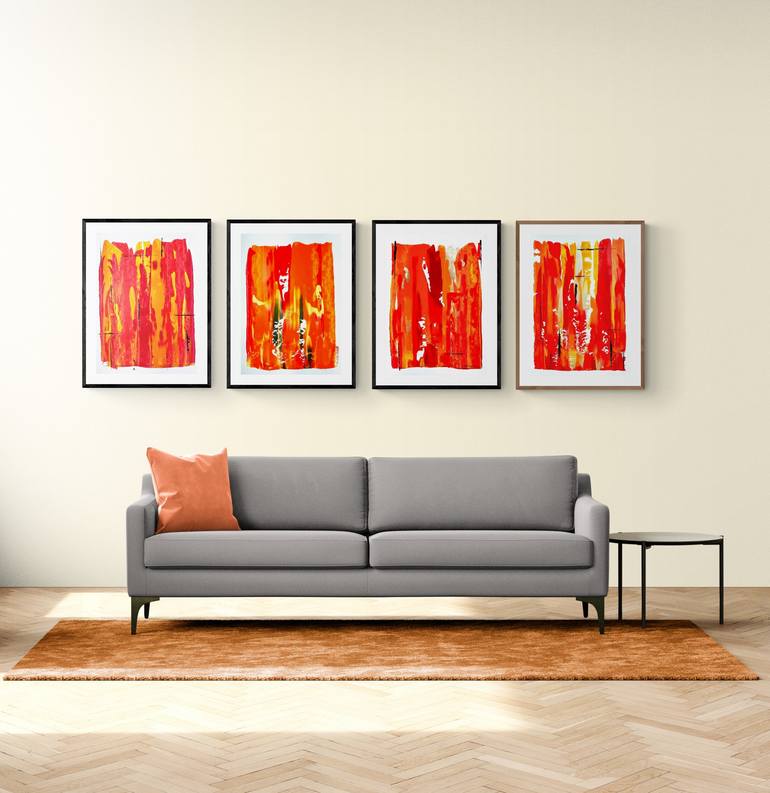 Original Modern Abstract Painting by Helen Hollemans