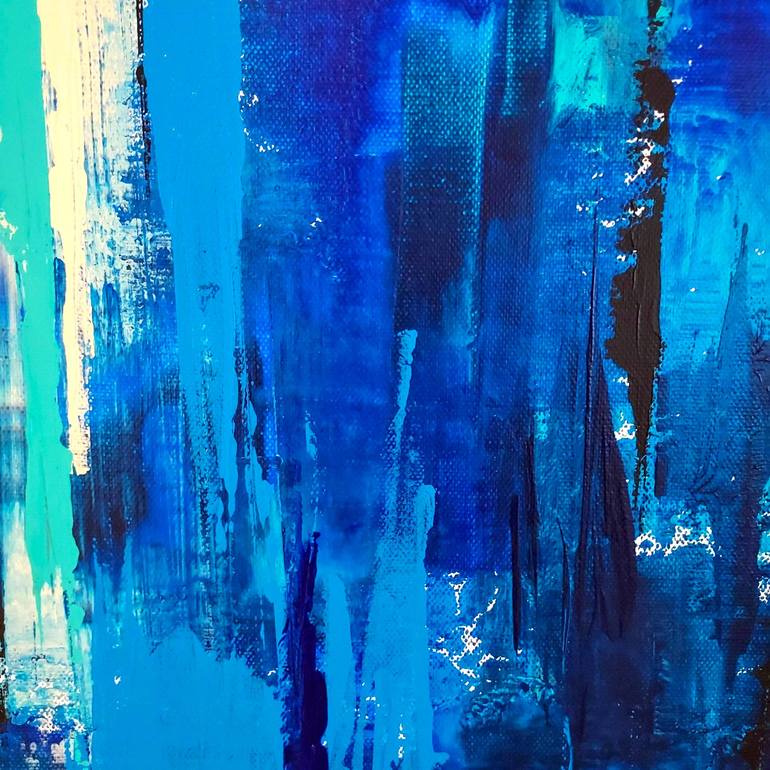 Original Abstract Expressionism Abstract Painting by Helen Hollemans