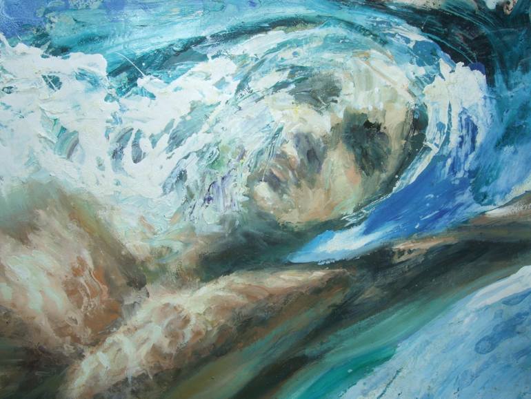 Original Expressionism Nude Painting by Olena Samoilyk