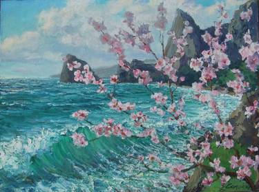 Original Seascape Painting by Olena Samoilyk