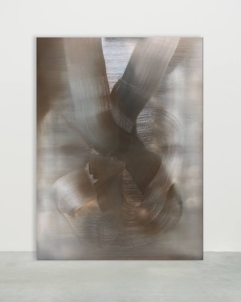 Original Abstract Expressionism Abstract Painting by Vergnon Lidia