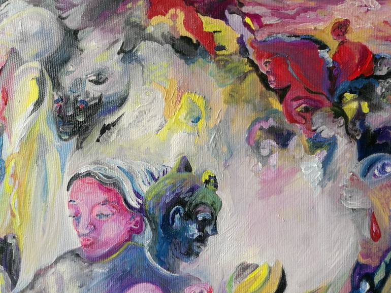 Original Surrealism Politics Painting by Fanny Jemmely