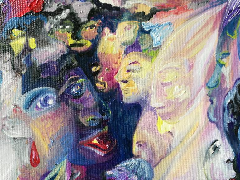 Original Surrealism Politics Painting by Fanny Jemmely