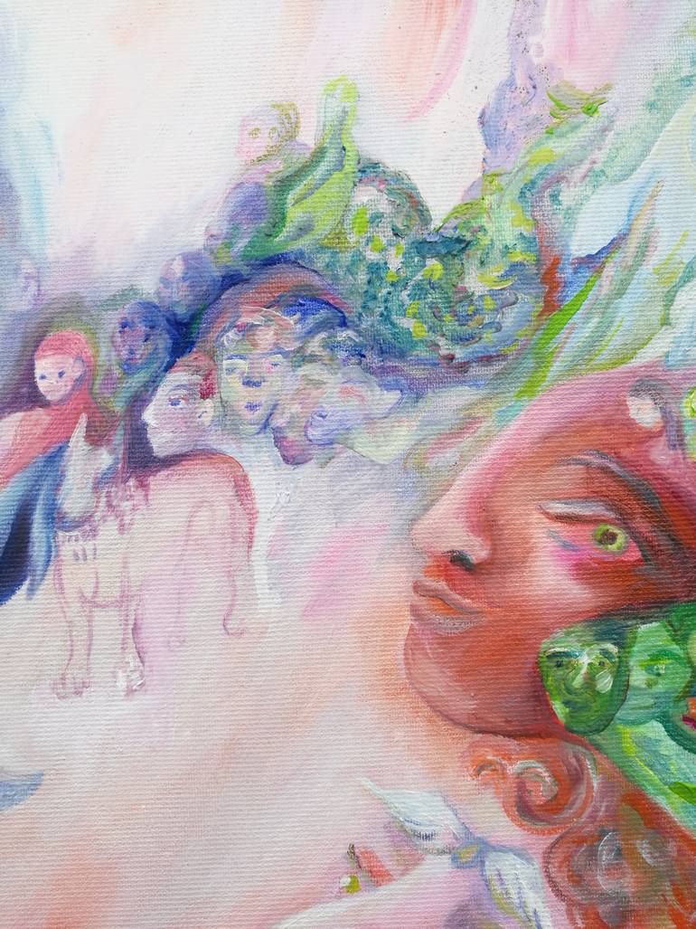 Original Figurative Erotic Painting by Fanny Jemmely