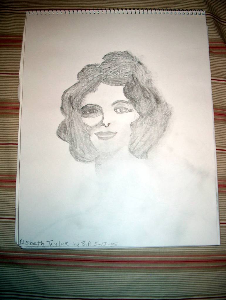 Original Realism People Drawing by Beverly Peters