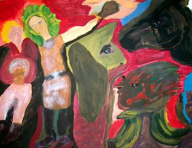 Original Expressionism Performing Arts Paintings by Beverly Peters
