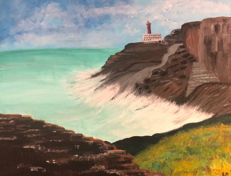 Original Landscape Painting by Stephanie Dashiell | Other Art on Canvas | Light the Way