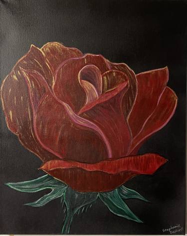 Original Fine Art Floral Paintings by Stephanie Dashiell