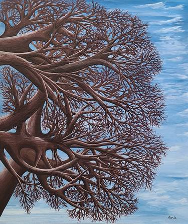 Original Tree Paintings by Karis Kim