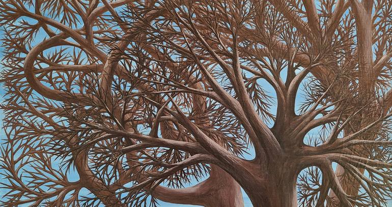 Original Tree Painting by Karis Kim