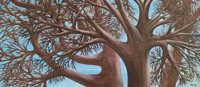 Original Conceptual Tree Painting by Karis Kim