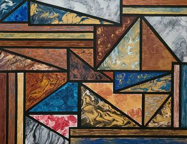 Original Abstract Painting by Karis Kim
