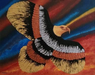 eagle soaring2 (acrylic version) thumb