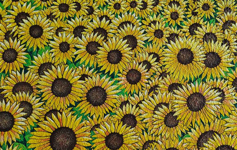 Original Contemporary Floral Painting by Karis Kim