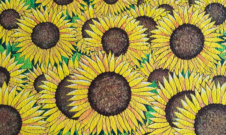 Original Contemporary Floral Painting by Karis Kim