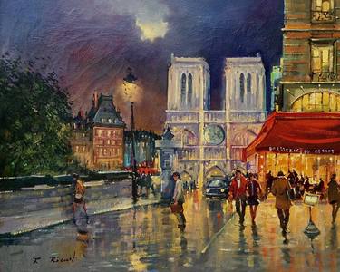 Original Cities Paintings by ROBERT RICART