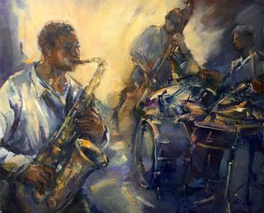 Original Music Paintings by ROBERT RICART