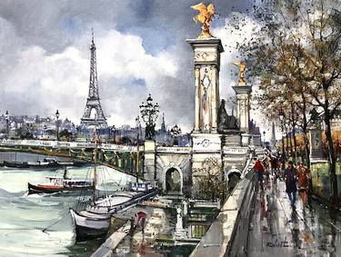 paris la tour eiffel painting Paris la Tour Eiffel thumb