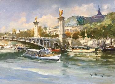 Original Documentary Boat Paintings by ROBERT RICART