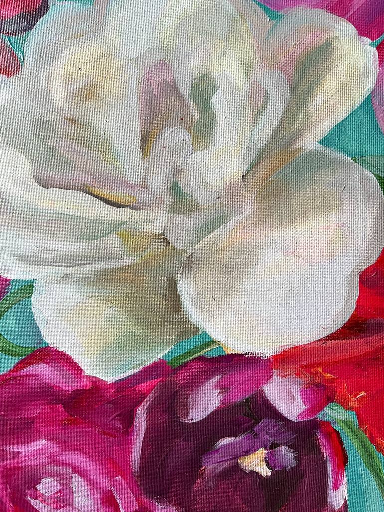 Original Contemporary Floral Painting by VICTO ARTIST