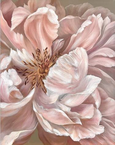 Tender Feelings | Pink peony art Flower still life thumb