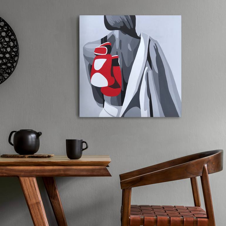 Original Figurative Sport Painting by VICTO ARTIST