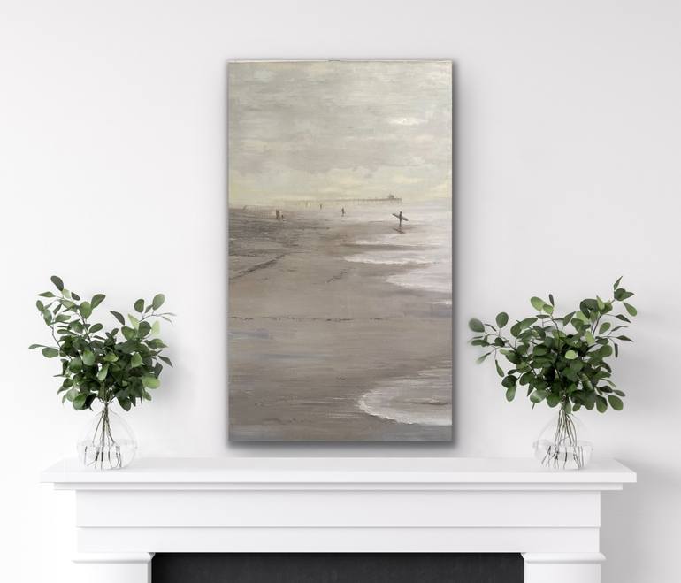 Original Beach Painting by VICTO ARTIST