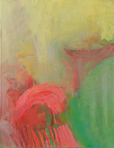 Green ang orange abstraction thumb