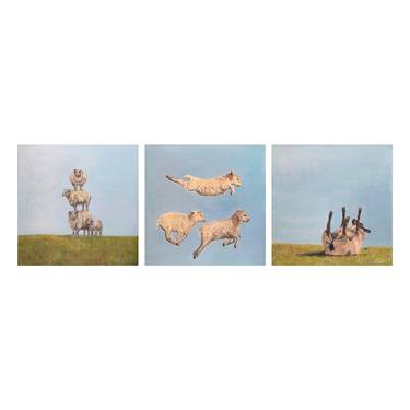 Original Figurative Landscape Paintings by VICTO ARTIST