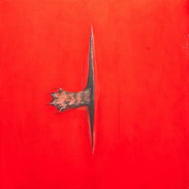 Original Abstract Expressionism Cats Paintings by Victo Artist