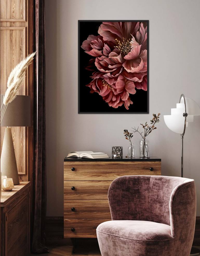 Original Figurative Botanic Painting by VICTO ARTIST