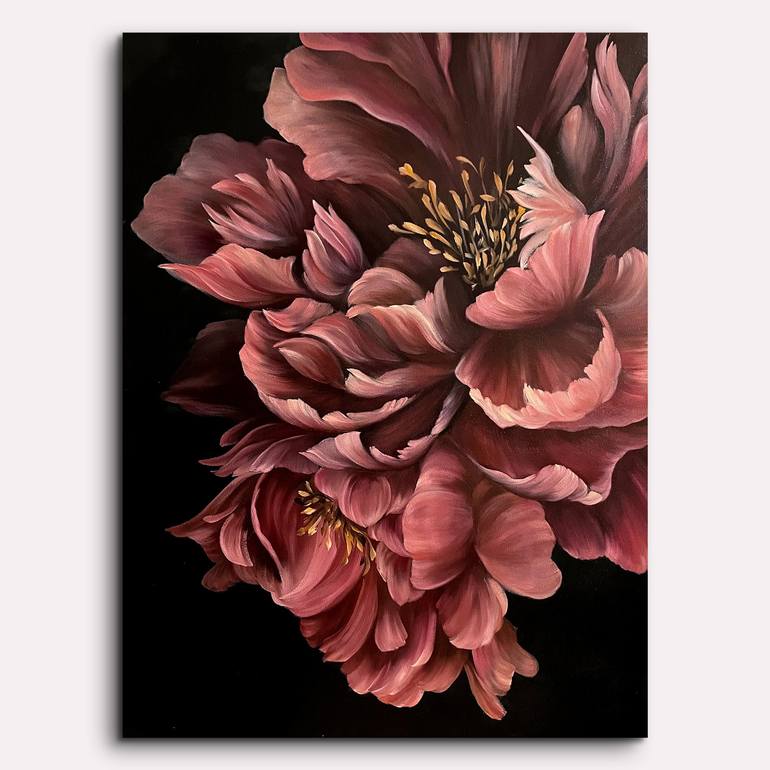 Original Figurative Botanic Painting by VICTO ARTIST