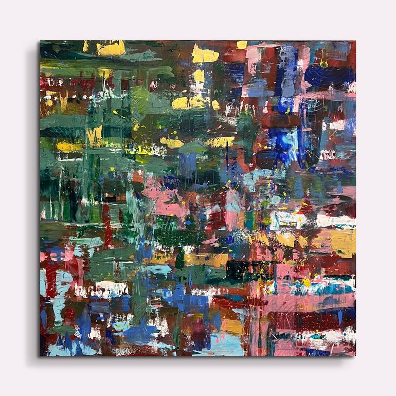 Original Abstract Expressionism Abstract Painting by VICTO ARTIST