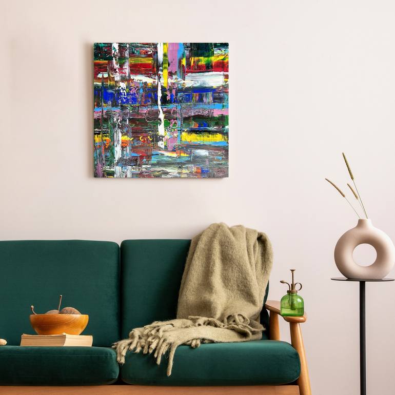 Original Abstract Expressionism Abstract Painting by VICTO ARTIST