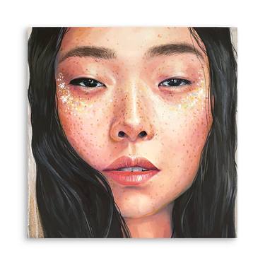 Original Photorealism Women Paintings by VICTO ARTIST