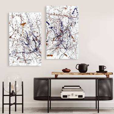 Original Abstract Expressionism Abstract Paintings by VICTO ARTIST