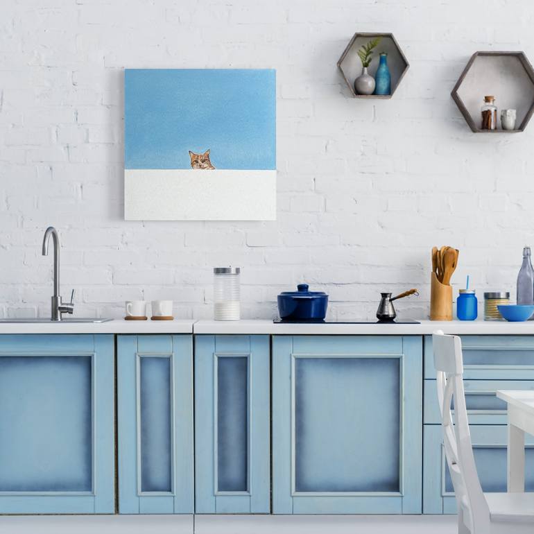 Original Contemporary Animal Painting by Victo Artist