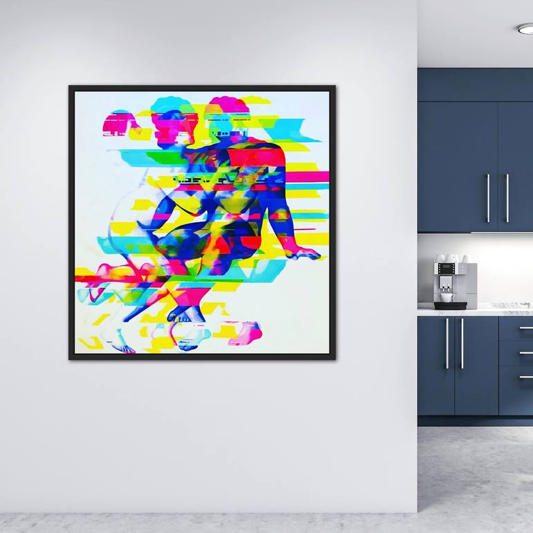 Original Contemporary Love Mixed Media by Victo Artist